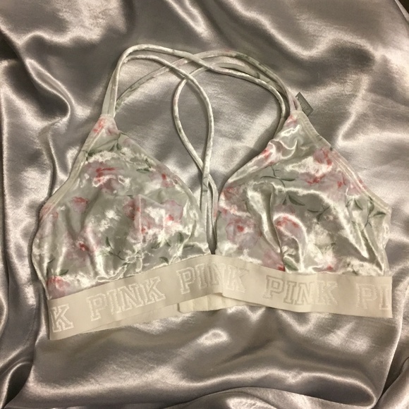 PINK Victoria's Secret Other - NWT Victoria's Secret PINK Velvet Strappy Bralette